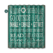 Green Personalized Corrugated Metal Wall Art