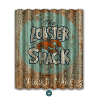 The Lobster Shack - Corrugated Metal Wall Art Corrugated Wall Art Marty Mummert Studio