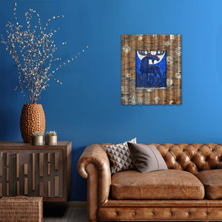 Moon Struck Moose - Framed Wall Art Framed Wall Art Shelle Lindholm