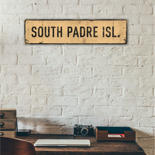 Landmark Classic Custom Signs: Sand 1 - Wall Decor Wood & Metal Wall Art Out West Design