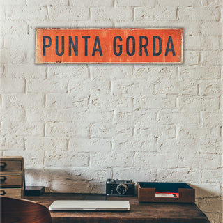 Landmark Classic Custom Signs: Coral 1 - Wall Decor Wood & Metal Wall Art Out West Design