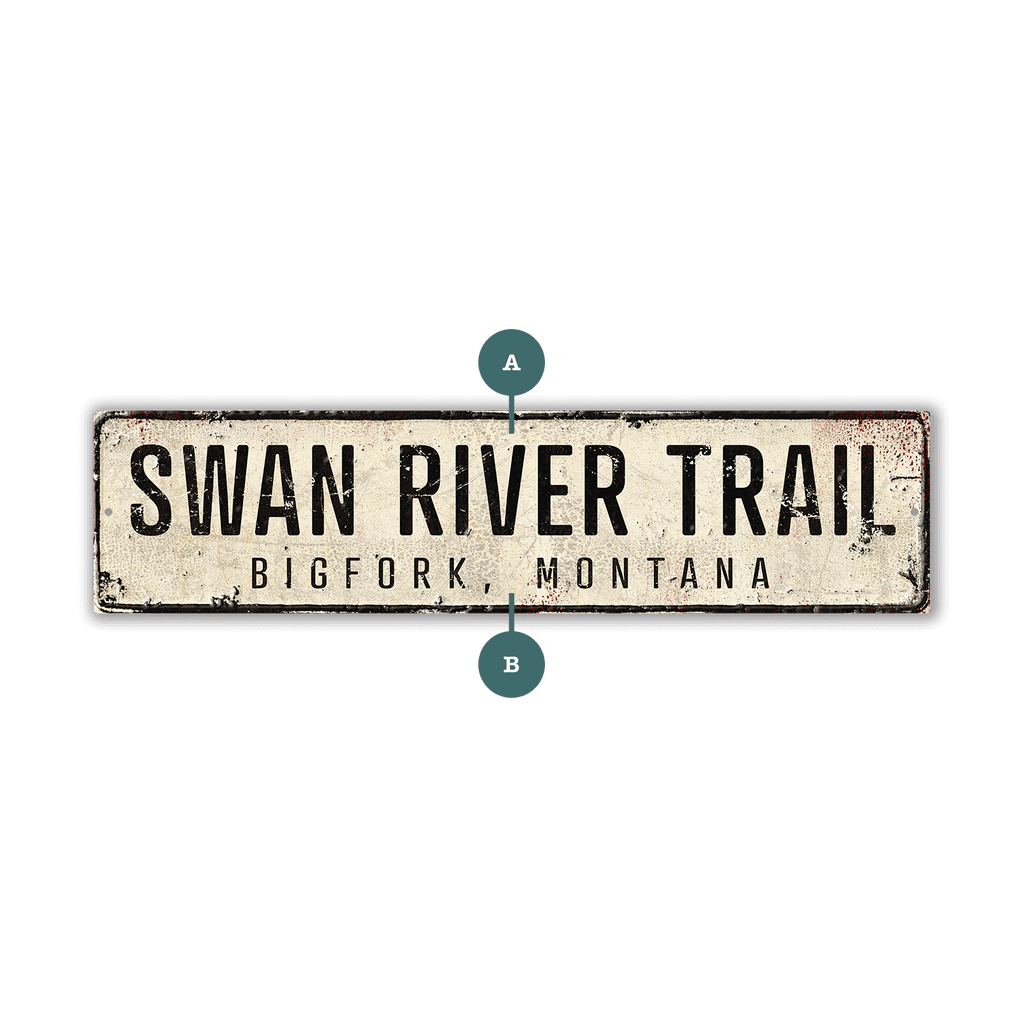 Landmark Sign Texture Landmark Classic Custom Signs: White 2 - Wall Decor – Old Wood Signs ...