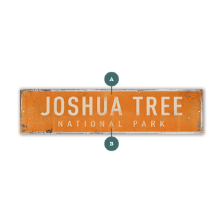 Landmark Classic Custom Signs: Orange 2 - Wall Decor