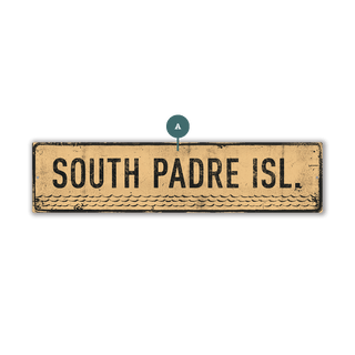 Landmark Waves Custom Signs: Sand 1 - Wall Decor Wood & Metal Wall Art Out West Design