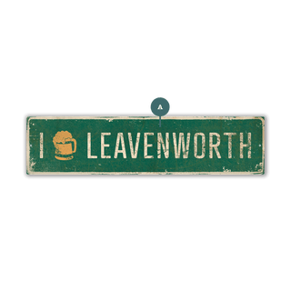 Landmark "I Heart" Custom Signs: Green Beer Stein - Wall Decor Wood & Metal Wall Art Out West Design