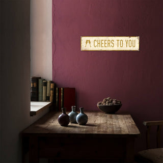 Landmark Champagne Flutes Custom Signs - Wall Decor Wood & Metal Wall Art Out West Design