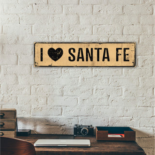 Landmark "I Heart" Custom Signs: Sand Heart - Wall Decor Wood & Metal Wall Art Out West Design