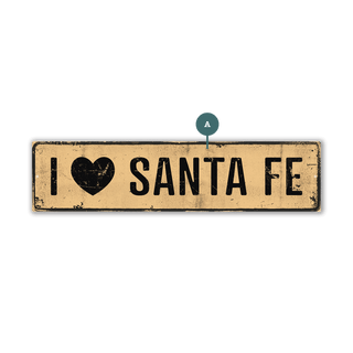 Landmark "I Heart" Custom Signs: Sand Heart - Wall Decor Wood & Metal Wall Art Out West Design