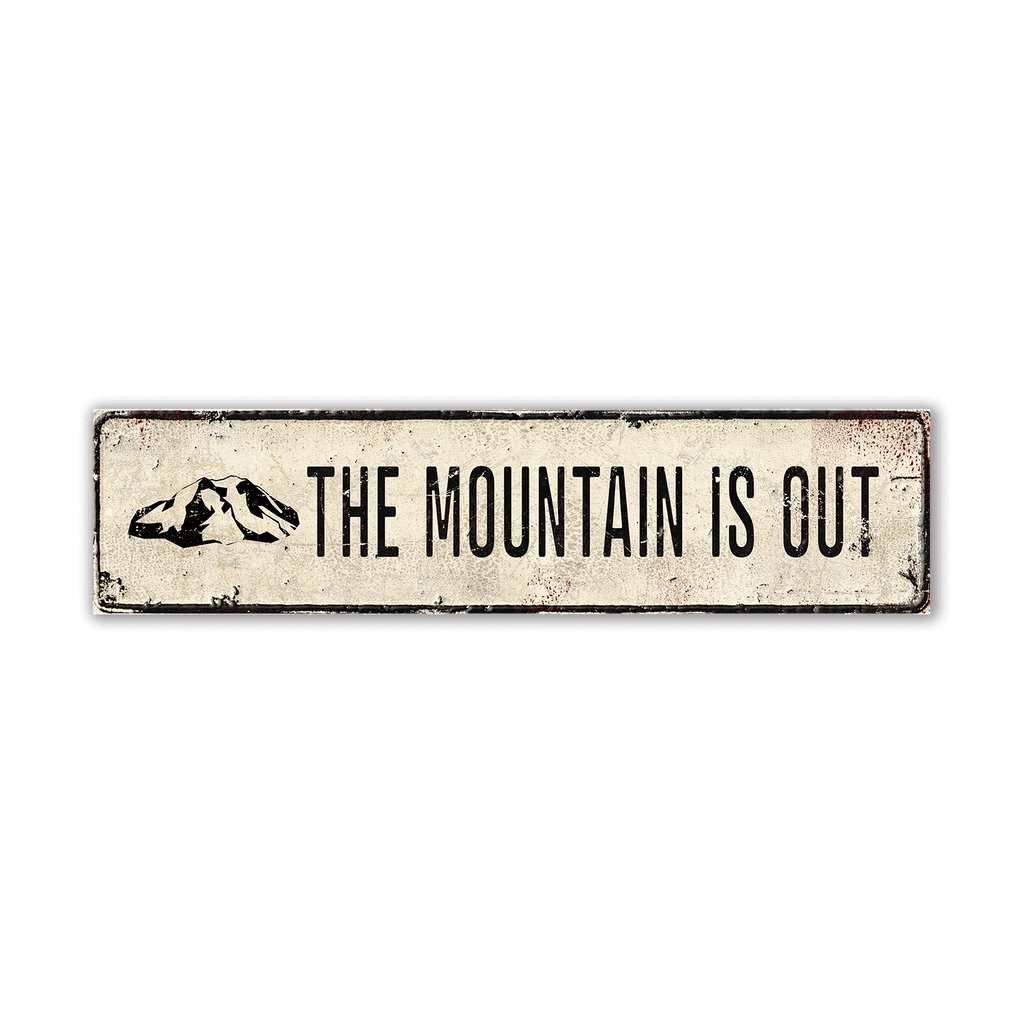 Landmark Signs: Mt. Rainier - Wall Decor – Old Wood Signs Wholesale