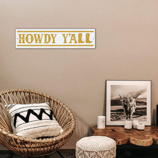 Howdy Y'all: A Western Welcome - Wall Decor