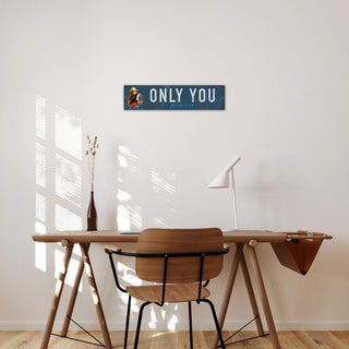 Smokey Bear 1985 Only You: Blue Landmark - Wall Decor Wood & Metal Wall Art Smokey Bear