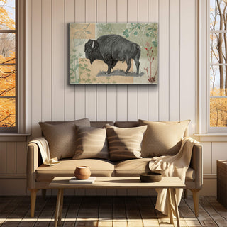 Wildwood Bison - Metal Box Art Metal Box Wall Art Meissenburg Designs