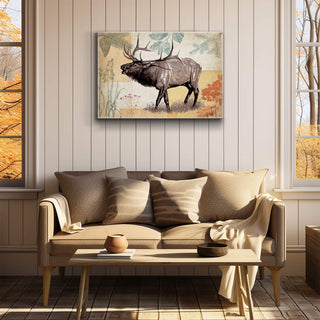 Wildwood Elk - Metal Box Art Metal Box Wall Art Meissenburg Designs