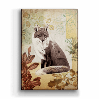 Wildwood Fox - Metal Box Art Metal Box Wall Art Meissenburg Designs