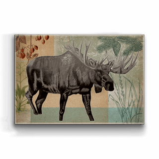 Wildwood Moose - Metal Box Art Metal Box Wall Art Meissenburg Designs