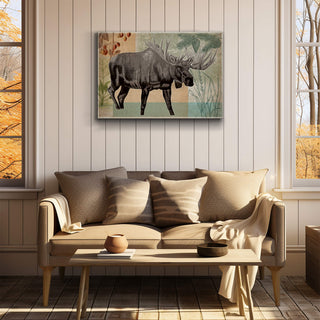 Wildwood Moose - Metal Box Art Metal Box Wall Art Meissenburg Designs
