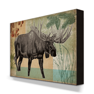 Wildwood Moose - Metal Box Art Metal Box Wall Art Meissenburg Designs