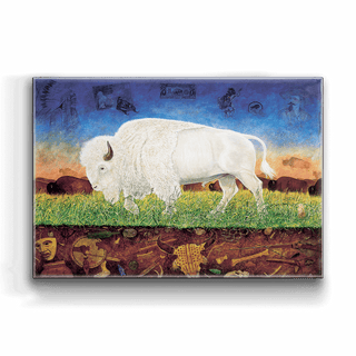Big Medicine - Metal Box Art Metal Box Wall Art Monte Dolack
