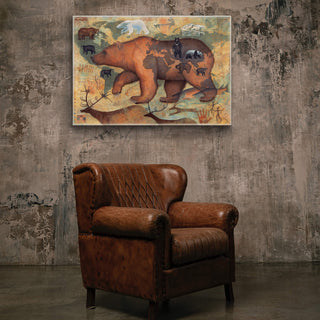 Bears of the World - Metal Box Art Metal Box Wall Art Monte Dolack