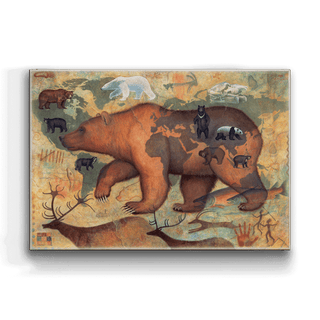 Bears of the World - Metal Box Art Metal Box Wall Art Monte Dolack