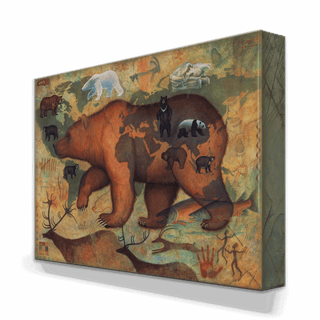 Bears of the World - Metal Box Art Metal Box Wall Art Monte Dolack
