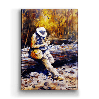 Decisions of a Fly Fisherman - Metal Box Art Metal Box Wall Art Dean Crouser