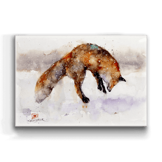 Jumping Fox - Metal Box Art Metal Box Wall Art Dean Crouser