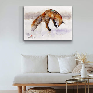 Jumping Fox - Metal Box Art Metal Box Wall Art Dean Crouser