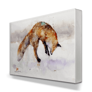 Jumping Fox - Metal Box Art Metal Box Wall Art Dean Crouser