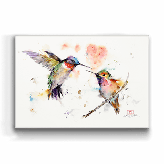 Lovebirds - Metal Box Art Metal Box Wall Art Dean Crouser