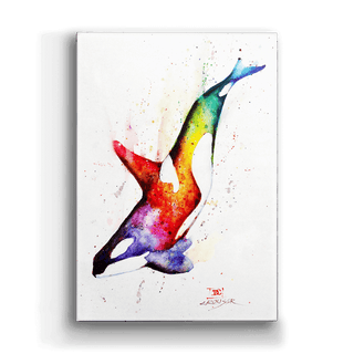 Orca - Metal Box Art Metal Box Wall Art Dean Crouser