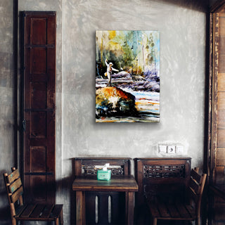Fly Fishing on the Upper River - Metal Box Art Metal Box Wall Art Dean Crouser