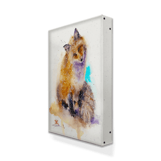 Winter Fox - Metal Box Art Metal Box Wall Art Dean Crouser