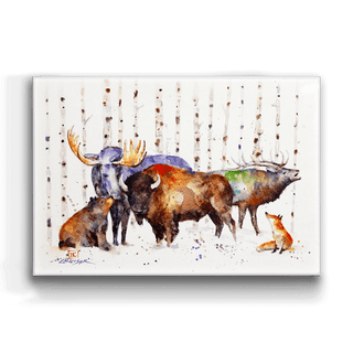 The Woodlands - Metal Box Art Metal Box Wall Art Dean Crouser