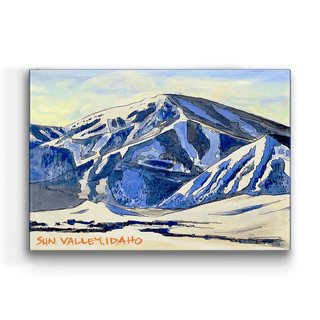 The Majesty of Sun Valley - Metal Box Art Metal Box Wall Art Ed Anderson