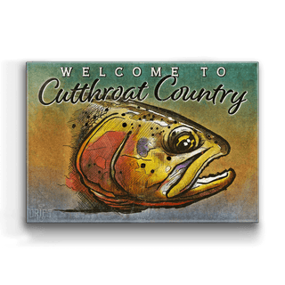 Cutthroat Head: Generic - Metal Box Art Metal Box Wall Art Ed Anderson