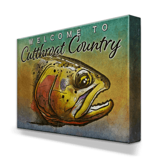 Cutthroat Head: Generic - Metal Box Art Metal Box Wall Art Ed Anderson