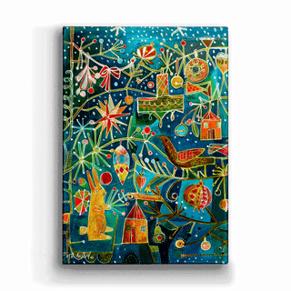 Christmas Decorations - Metal Box Art Metal Box Wall Art Este MacLeod