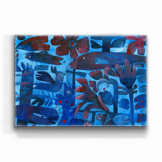 Dreamfish - Metal Box Art Metal Box Wall Art Este MacLeod