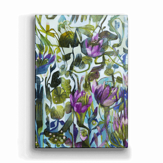 Magenta Flowers - Metal Box Art Metal Box Wall Art Este MacLeod