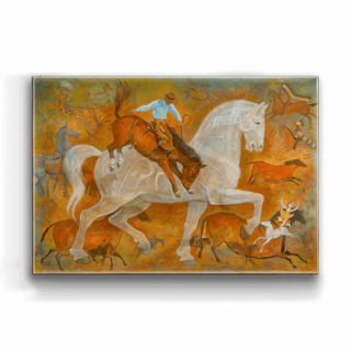 Equine Echoes - Metal Box Art Metal Box Wall Art Monte Dolack