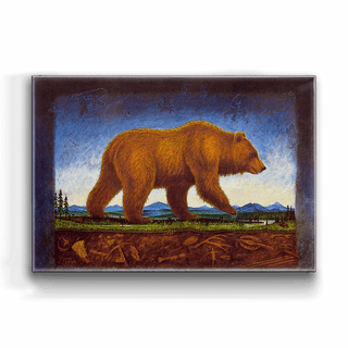 Great Bear - Metal Box Art Metal Box Wall Art Monte Dolack