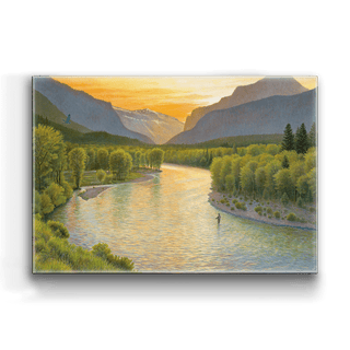 Lost Horse Bend - Metal Box Art Metal Box Wall Art Monte Dolack