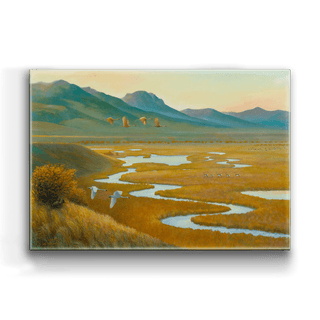 Restoring the Waters - Metal Box Art Metal Box Wall Art Monte Dolack