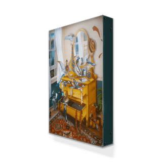 Tie One On - Metal Box Art Metal Box Wall Art Monte Dolack