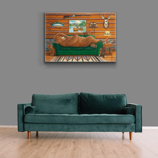 Bear Den - Metal Box Art Metal Box Wall Art Monte Dolack