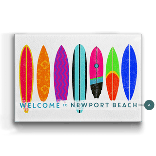 Beachside Boards - Metal Box Art Metal Box Wall Art Meissenburg Designs