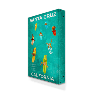 Colorful Surfers - Metal Box Art