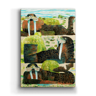 Beach Bum: Trio Lounge - Metal Box Art Metal Box Wall Art Shelle Lindholm