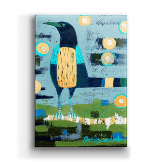 Bird on a Branch - Metal Box Art Metal Box Wall Art Shelle Lindholm
